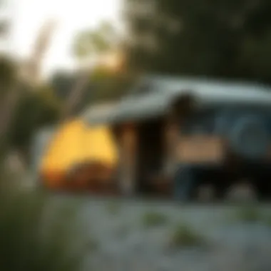 Enjoying Nature with Tented Cars Camping experience with tented car