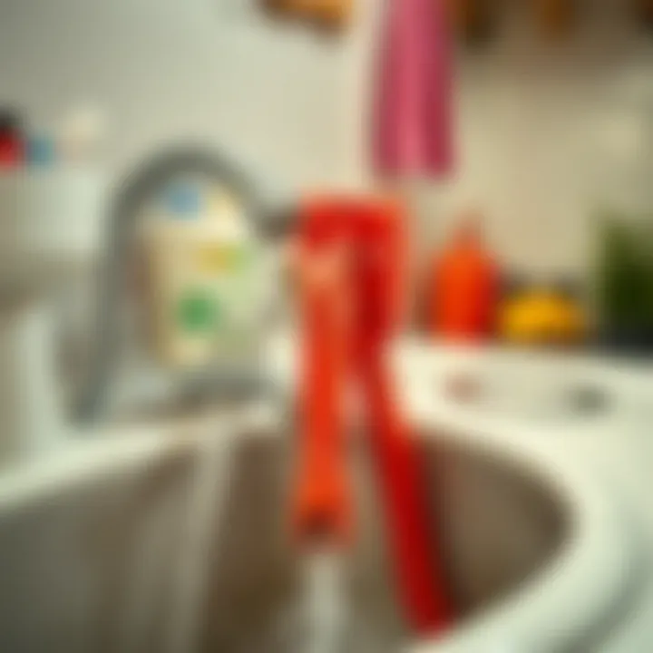 Tools for fixing a clogged sink