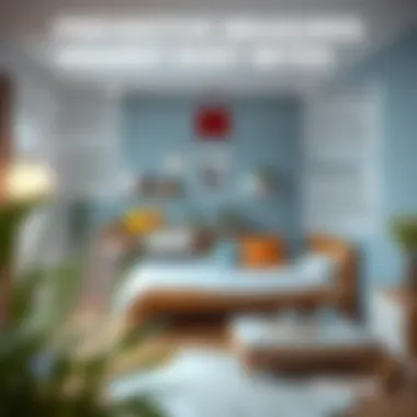 An infographic illustrating preventive measures against dust mites