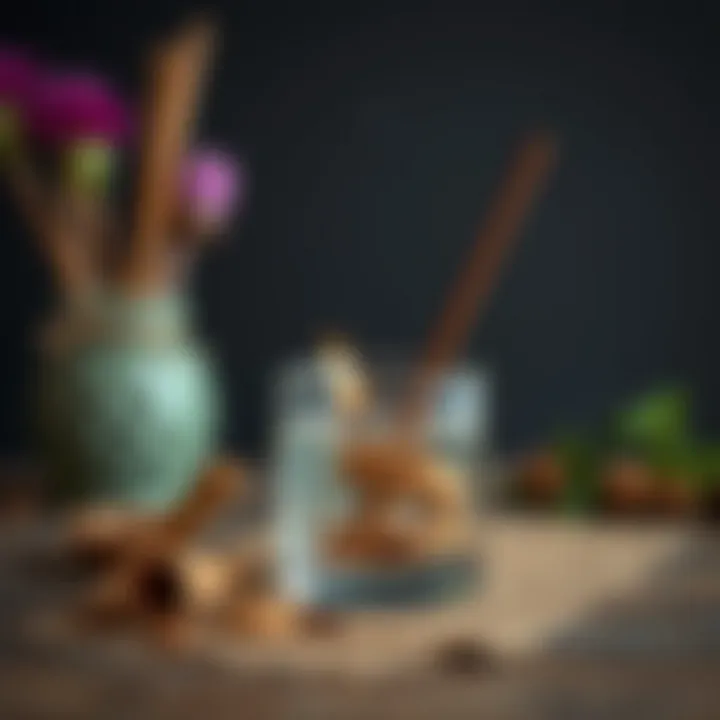 Artistic crafts using incense ash