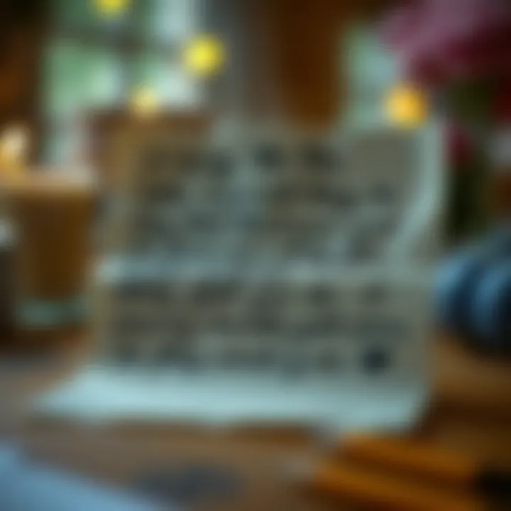 A heartfelt handwritten letter filled with emotions