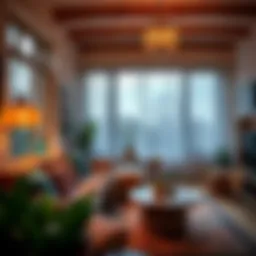 A cozy living room with fresh air and no unpleasant odors