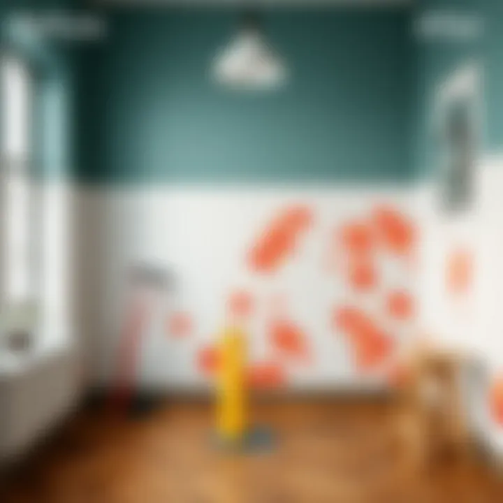 Before and after stain removal