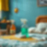 Effective cleaning solutions for bed stains