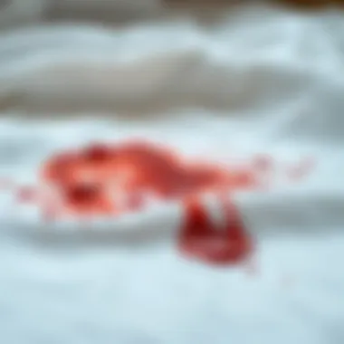 Tips for removing blood stains from fabric