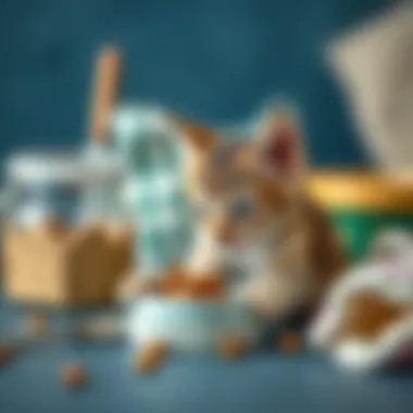 Essential feeding supplies for kittens