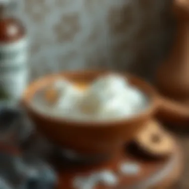 Vinegar and Water Mixture for Odor Removal A bowl of vinegar and water mixture for odor removal