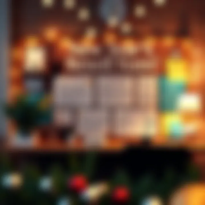 Creative ideas for New Year's resolutions displayed on a vision board